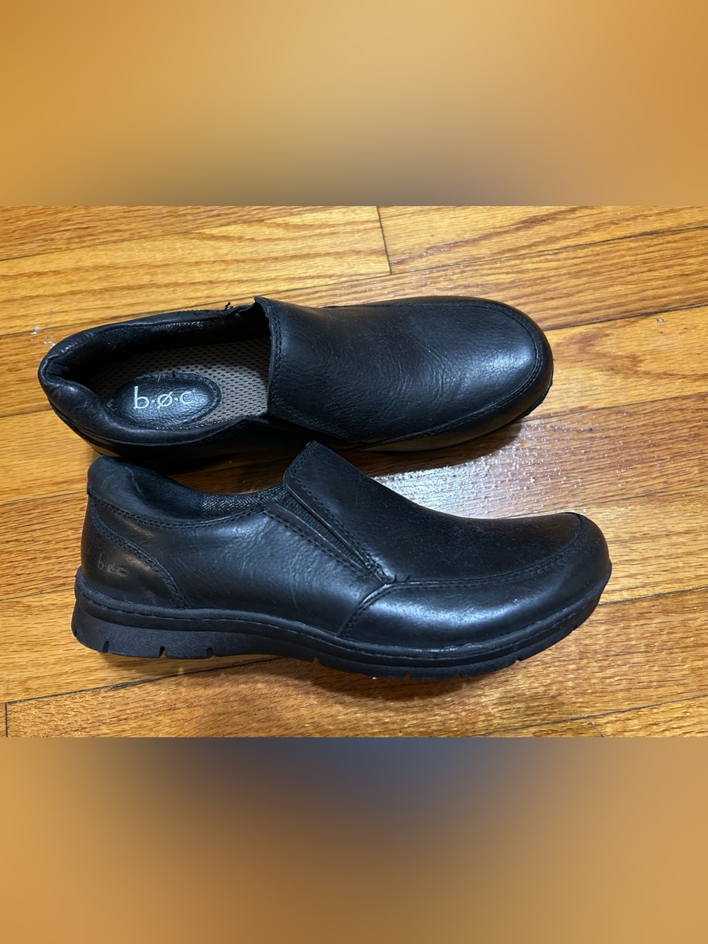 B.O.C. BLACK SLIP-ON CASUAL LADIES‎ 8M SHOES Career Office Comfort